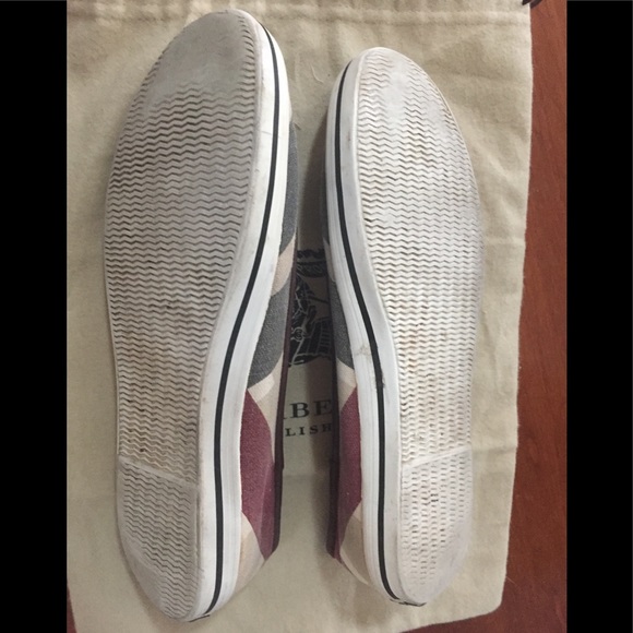 Burberry espadrille canvas / leather shoe flats - Picture 8 of 8
